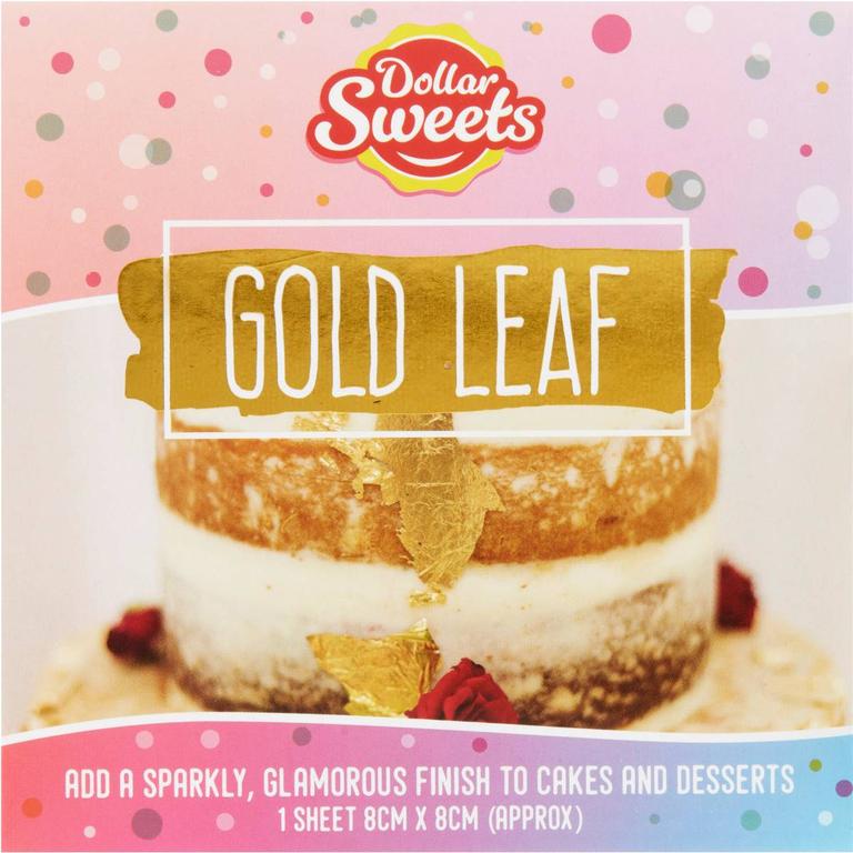 Dollar Sweets, Edible Gold Leaf.