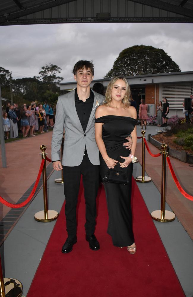 Students arrive at Noosa District State High School formal.