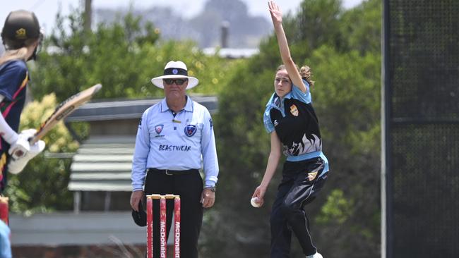 Sophia Galland was once again outstanding for Southern Districts. Picture: Martin Ollman