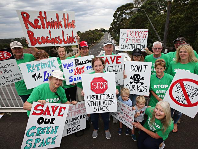 People on the peninsula have a range of concerns about the proposed Beachs Link tolled tunnels. Picture: Adam Yip