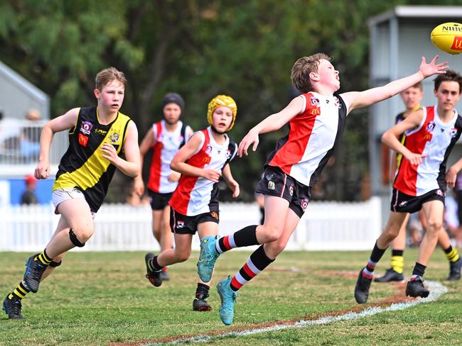 Action from Saturday's McDonaldâ€™s South East Queensland Youth Grand Finals played at Yeronga AFC. 2 September 2023. Picture, John Gass