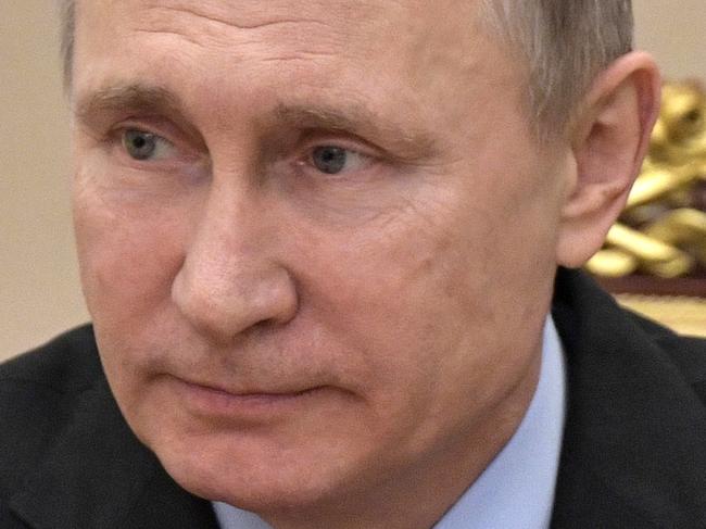 Russian President Vladimir Putin holds a Security Council meeting in Moscow, Russia, Thursday, Feb. 9, 2017. (Alexei Nikolsky/Pool Photo via AP)