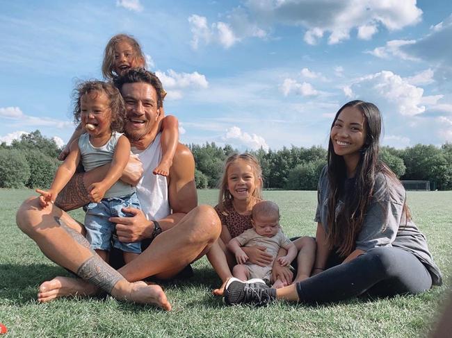 Sonny Bill Williams and his family have been living in Manchester. Picture: Instagram