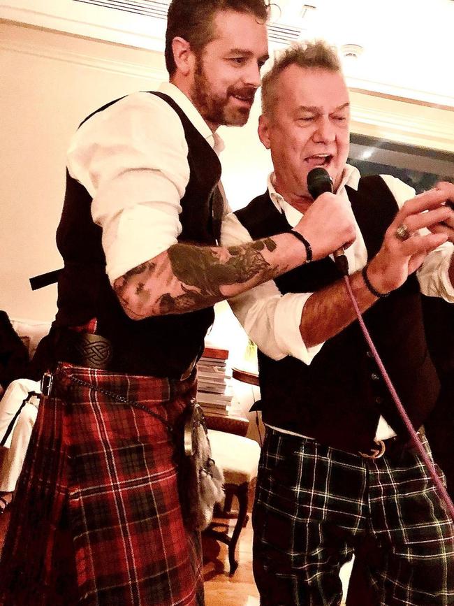 Singer Jimmy Barnes paid tribute to his fellow Scot in an emotional Instagram post. Picture: Instagram