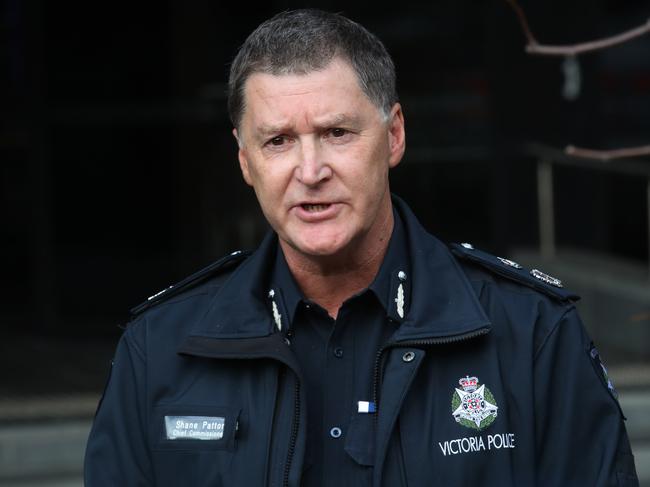 Victoria Police chief commissioner Shane Patton says youth crime is now the force’s single biggest priority. Picture: David Crosling