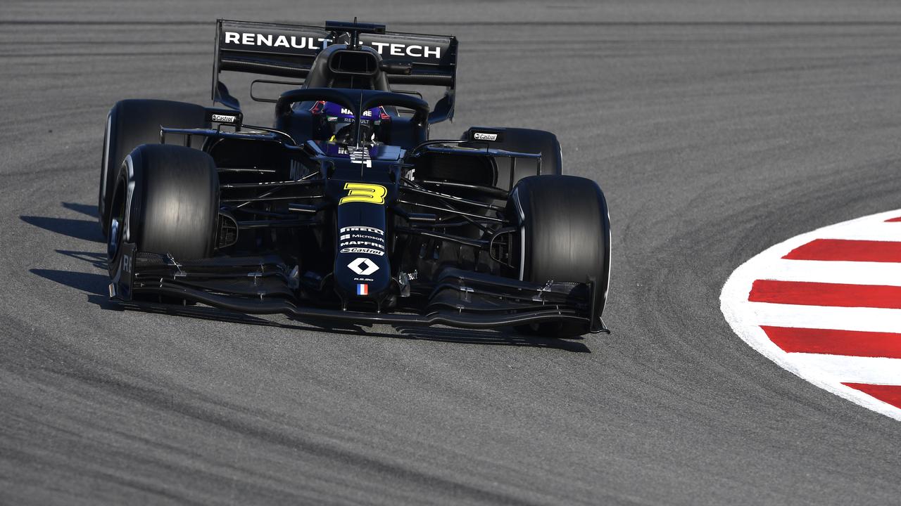 Daniel Ricciardo on track during day two of F1 Winter Testing at Circuit de Barcelona-Catalunya.