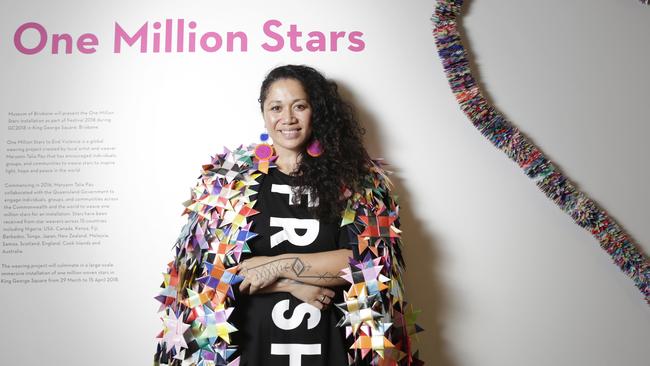 Maryann Talia Pau is the founder of One Million Stars to End Violence. Photo: AAP/ Megan Slade.