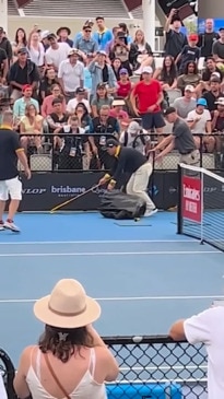 Deadly snake interrupts tennis match in Brisbane