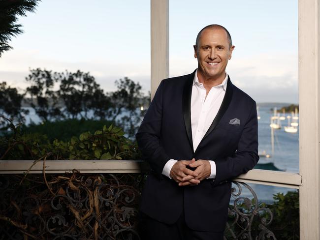DAILY TELEGRAPH 23RD JUNE 2024 Pictured at Elizabeth Bay in Sydney is 2024 Gold Logie Award nominee Larry Emdur. Picture: Richard Dobson