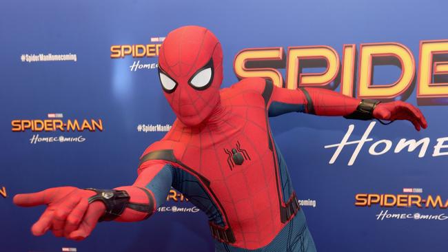 Almost all the highest-grossing films of the 21st century are about ‘superheroes’ who transcend the banal limitations of biology by flying or shooting webs from their fingers. Picture: AFP