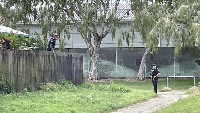 Police have arrested multiple people after a dramatic chase on foot through Andergrove streets on Monday, April 22, 2024, in connection to an alleged stolen car. Picture: Heidi Petith