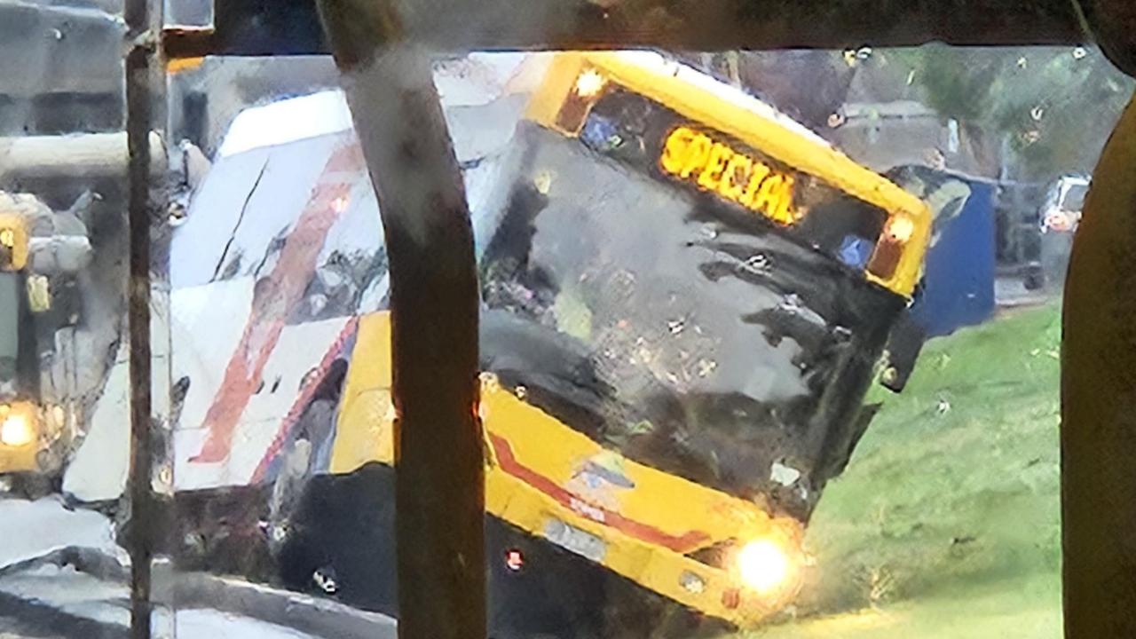 Uh-O-Bahn: Major operation underway after bus falls off tracks