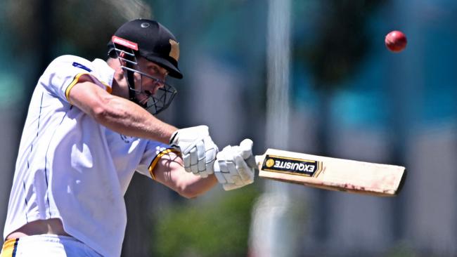 Doutta StarsÃ Tim Moses during the VTCA: Altona North v Doutta Stars cricket match in Altona North, Saturday, Nov. 18, 2023. Picture: Andy Brownbill