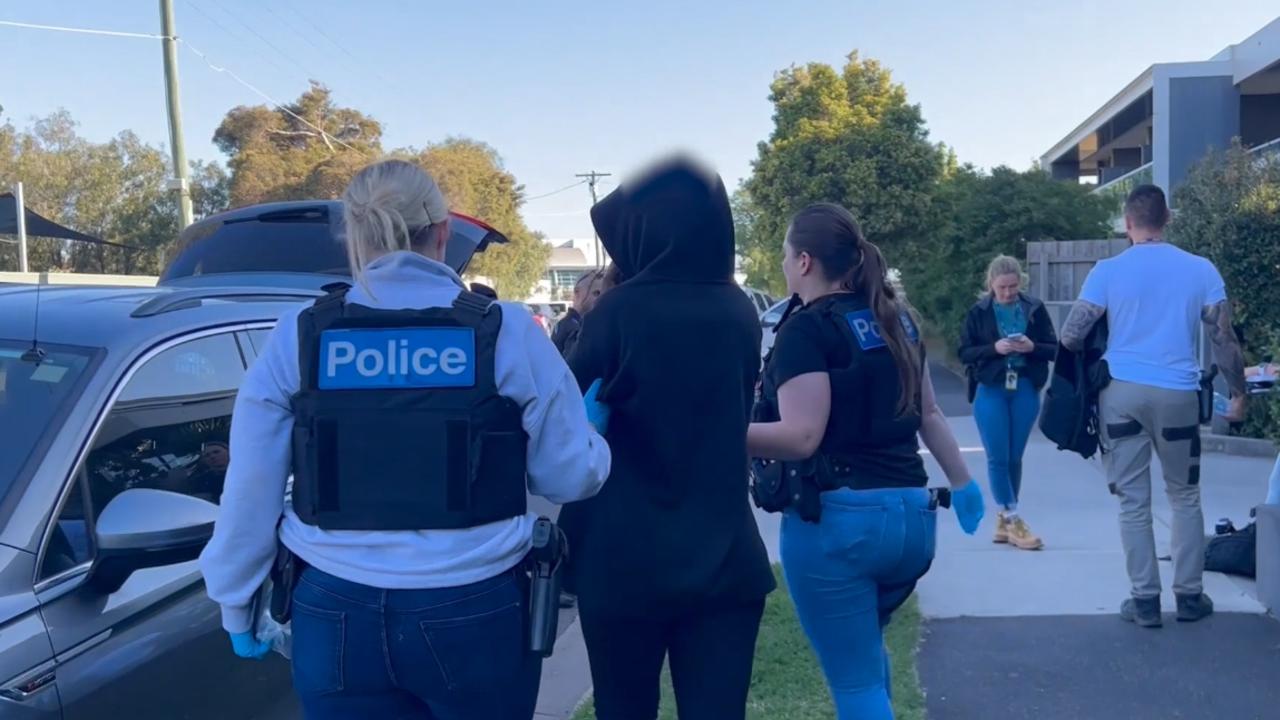 Eight people arrested during the raids were charged with trafficking offences. Picture: Victoria Police