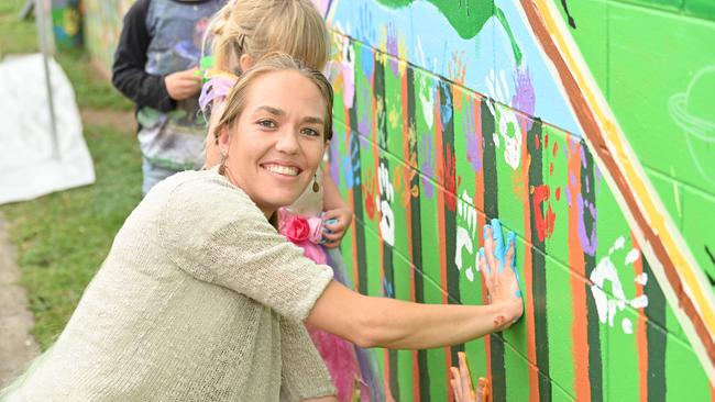 Nicole Drew joining in with the fun at Southside Celebration Day. Picture: Emily Barker