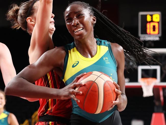 Ezi Magbegor is the Opals’ linchpin. Picture: Getty Images