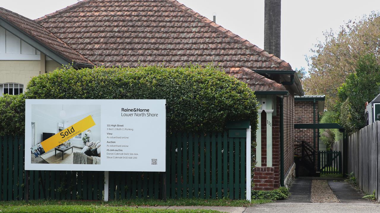 SYDNEY, AUSTRALIA: NewsWire Photos: APRIL 02 2024: A general stock view of a for sale sign on a home in the North Shore of Sydney, as Australian house prices hit record high for fifth consecutive month, making it increasingly difficult for new home buyers to get into the property market with the added cost of inflation. Picture: NCA NewsWire/ Gaye Gerard