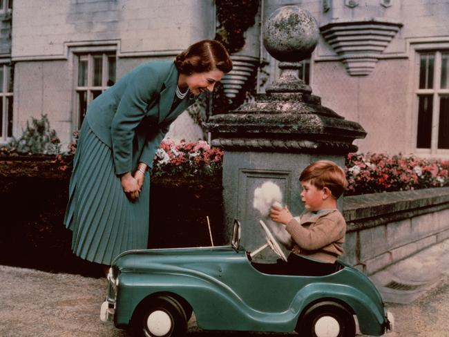 The Queen and Prince Charles at Balmoral. Picture: Lisa Sheridan/Studio Lisa/Getty Images