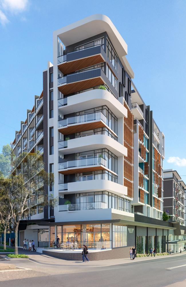 An artist impression of what the redevelopment would look like. Picture: Deicorp