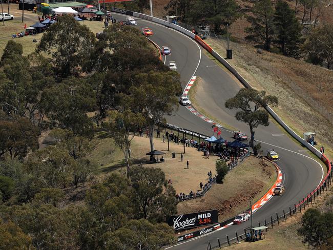 Mount Panorama during last year’s Bathurst 1000 race. Picture: Getty Images