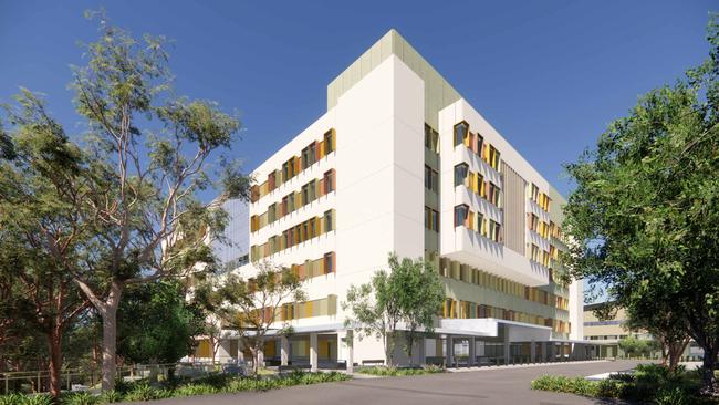 Townsville University Hospital redevelopment mock-up.
