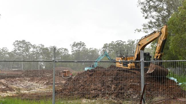 Earthworks at Pointcorp’s Flora estate on Gordons Crossing Rd East, Joyner. Picture: David Alexander