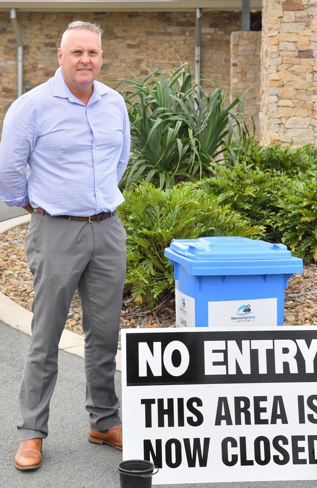 Maroochy River Golf Club former president Grant Kimmorley stepped away from his two-year tenure only one year in after numerous issues within the board. Picture: John McCutcheon