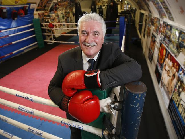 Bernie Balmer at Melbourne Fight Club. Picture: David Caird