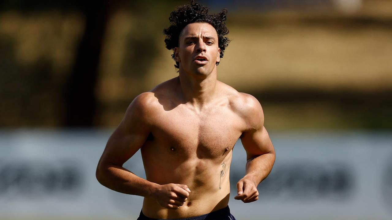 Former Adelaide utility Ben Davis has begun pre-season training at North Melbourne in a bid to secure a second chance in the AFL. Picture: Michael Willson / Getty Images