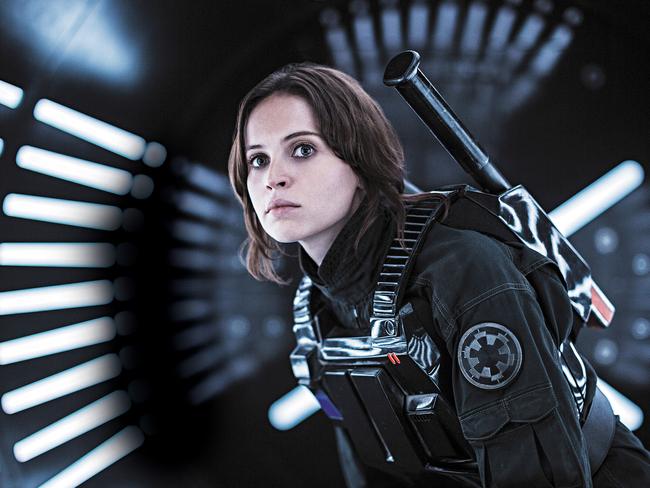 Felicity Jones in Rogue One: A Star Wars Story, yet another Star Wars film which lost touch with its direct