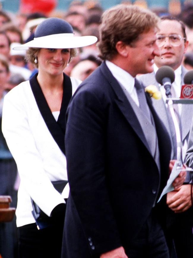 Elliott claimed Princess Diana had her eye on him.