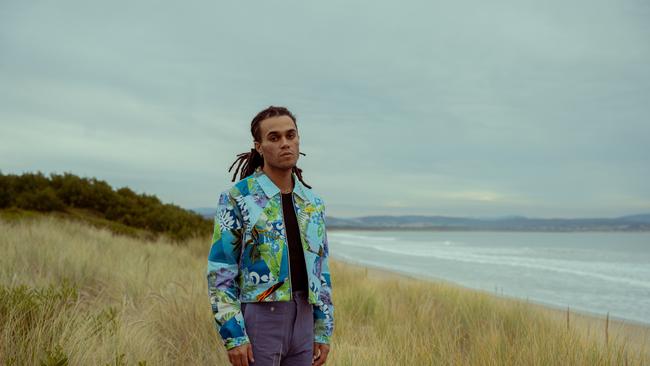 Sustainable fashion designer Noah Johnson's collaborated with Tourism Tasmania as part of its Off Season marketing campaign