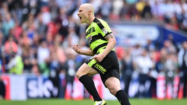 Huddersfield Town's Australian midfielder Aaron Mooy.