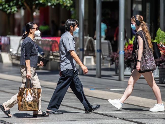 Restrictions remain in place in parts of Australia as Omicron surges. Picture: NCA NewsWire/Sarah Matray