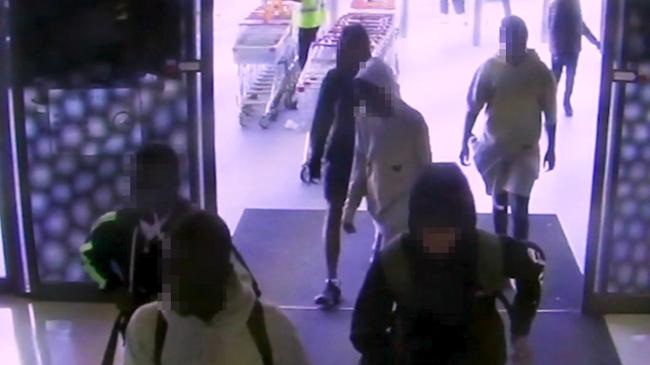 Four youths have been questioned over thefts at electrical stores across Sydney.