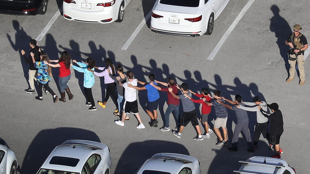 The report also slammed the response of police and school workers. Picture: Joe Raedle/Getty Images North America/AFP