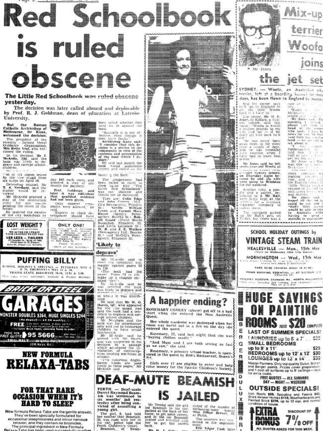 Page 2 of newspaper The Sun on May 9, 1972