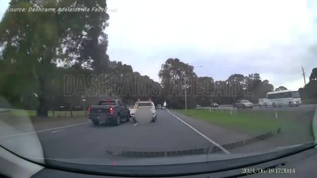 I'm not merging – cars refuse to budge in Adelaide