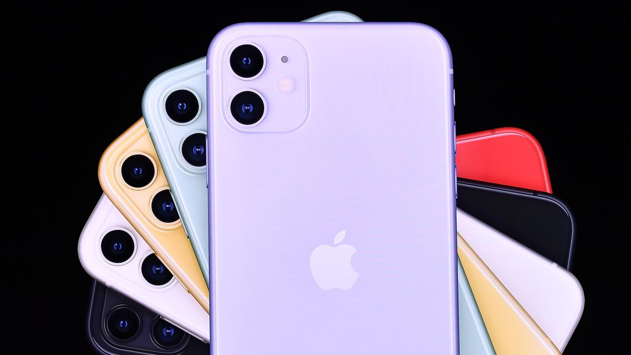 Some Apple watchers were surprised 5G wasn’t included in last year’s iPhone 11. Picture: Josh Edelson / AFP