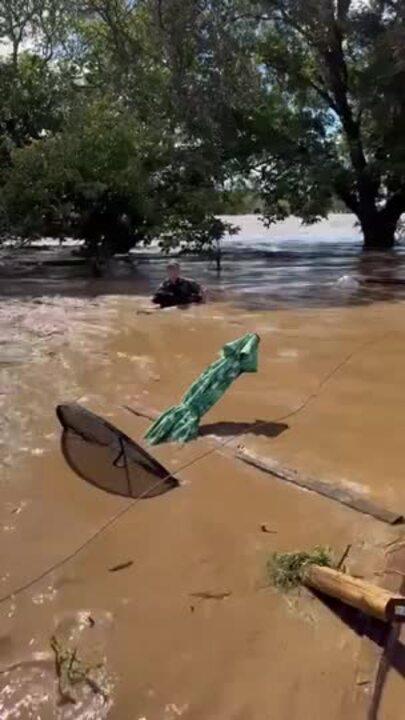 Dog Pulled From Floodwater Among Rescues Carried Out During Helene Devastation