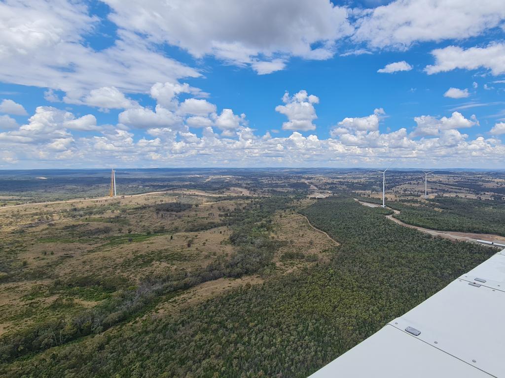 Acciona Energia’s 923 megawatt MacIntyre Wind Farm located in the Southern Downs has now connected 27 of 162 turbines to the national power grid: Supplied by Acciona