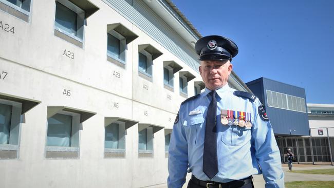 Clarence Correctional Facitlity General Manager Glen Scholes at the official opening of the new jail.