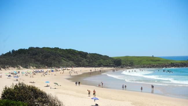 Pippi Beach at Yamba. Photo: Leigh Jensen / Daily Examiner