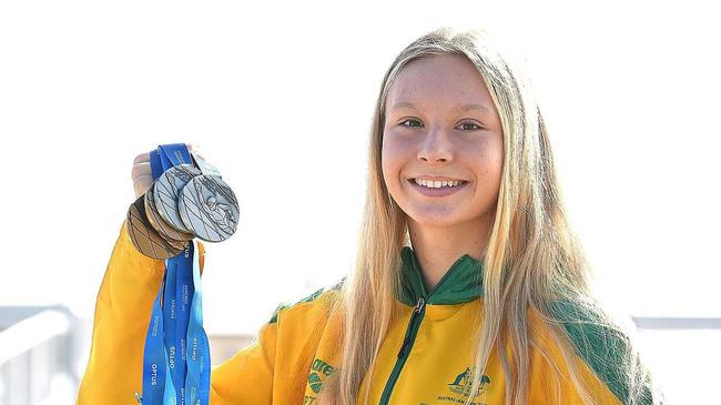 Swimmer Keira Stephens heading to the Para Pan Pacs in Cairns. Picture: Alistair Brightman