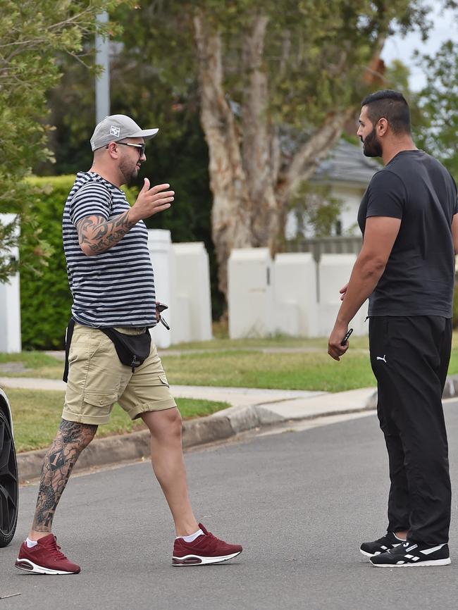 Friends and guests arrive at the home. Picture: Troy Snook