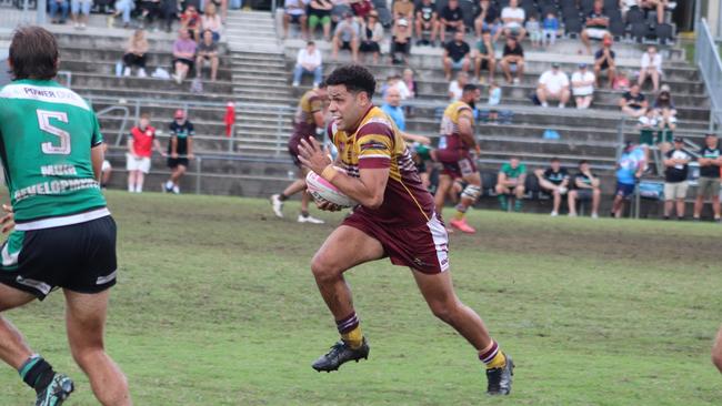 Coolum Colts player Sam Elara in action. Picture: Cordelia Turner.