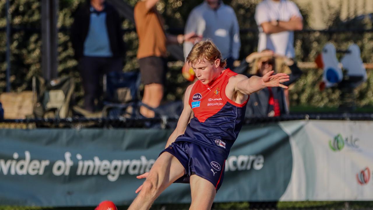 Jonah Campigli has signed with Sandringham VFL. Photo: Old Brighton FC.