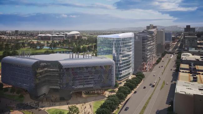 Flythrough of the SAHMRI II facility in Adelaide