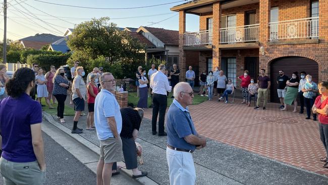 Residents converge to express their concerns. Picture: Alexi Demetriadi