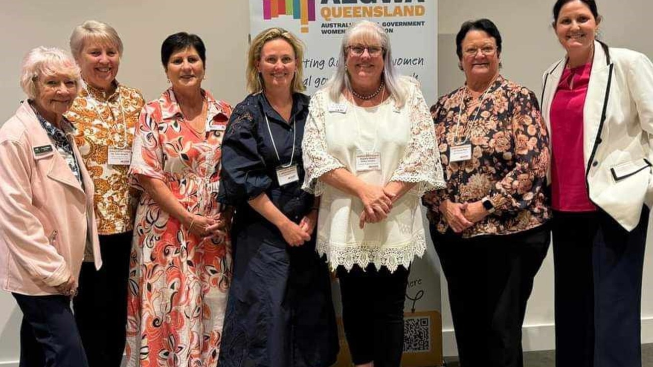 The new Queensland executive committee of the Australian Local Government Women’s Association (from left) Jan Clifford, Julie Wright, Fina Vasta, Edwina Farquhar, Dolly Jensen, Karen May and Natalia Willcocks.